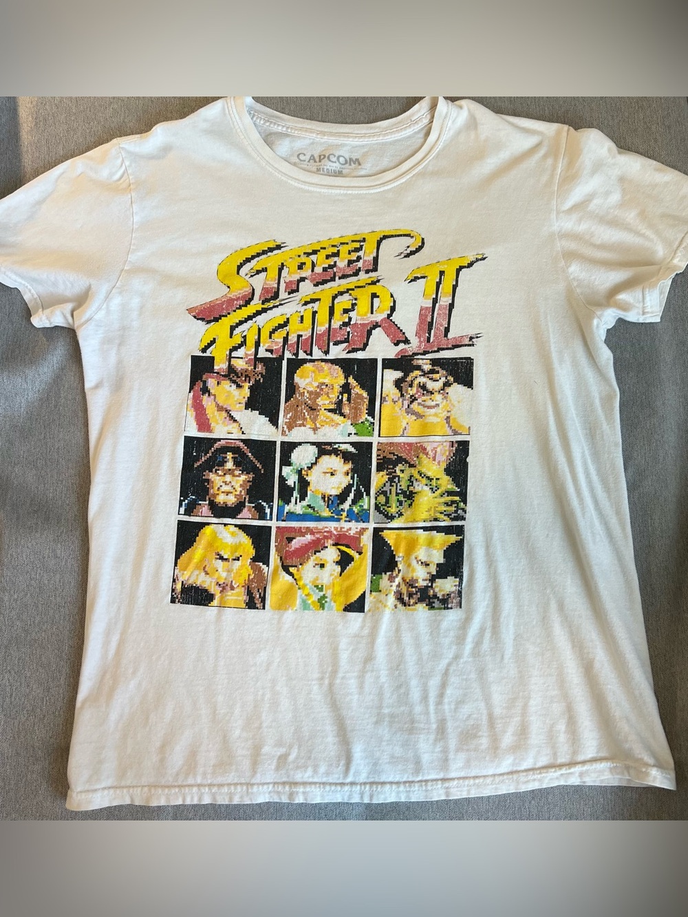 Vintage Street Fight II 100% Cotton Retro Graphic T-Shirt